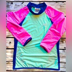 TYR girls 4/5 swim shirt